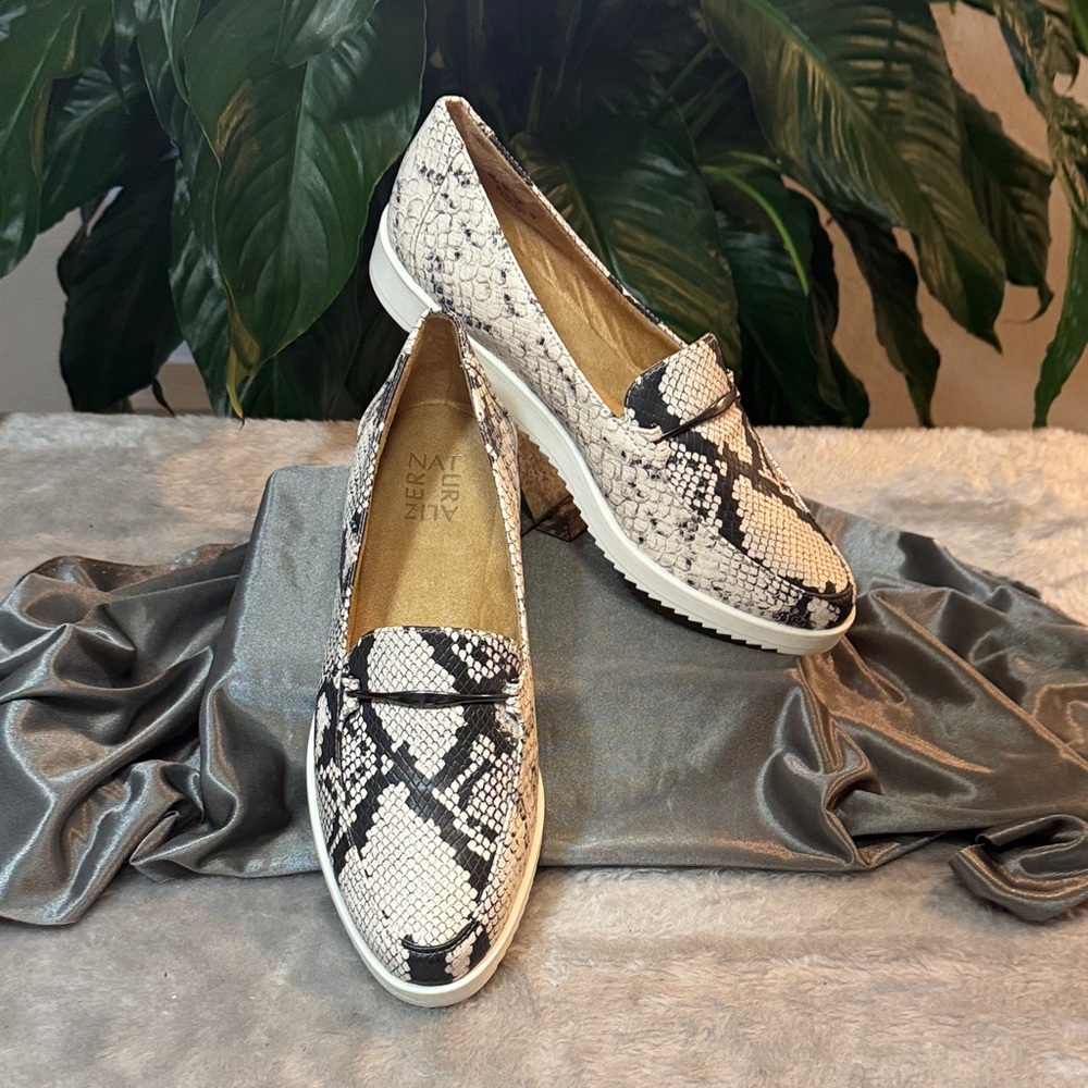 Naturalizer Snake Print Flats